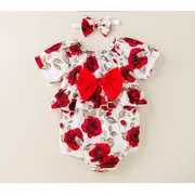 Body cu volanase pentru fetite - Roses MDGBA153