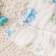 Body roz pal cu fustita cu volanase pentru fetite MDNew220-de2