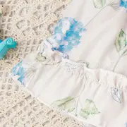 Body roz pal cu fustita cu volanase pentru fetite MDNew220-de2