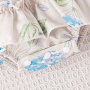 Body roz pal cu fustita cu volanase pentru fetite MDNew220-de2