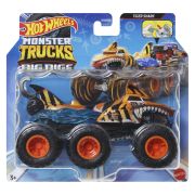 HOT WHEELS MONSTER TRUCK BIG RIGS MASINUTA METALICA CU 6 ROTI TIGER SHARK SCARA 1:64 VIVMTHWN86_HWN88