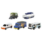 MATCHBOX SET 5 MASINUTE METALICE MBX CITY DRIVERS IV SCARA 1:64 VIVMTC1817_HVT64