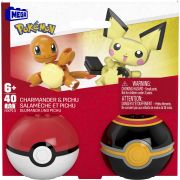 POKEMON MEGA SET DOUA BILE CHARMANDER SI PICHU 40 PIESE VIVMTHXP11_HXP13