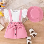 Sarafan roz cu bluzita cu maneca scurta MBNew223-R2