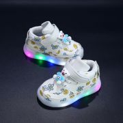 Adidasi albi cu luminite - Nice AD706-1-c