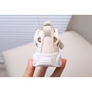 Adidasi crem cu alb cu luminite ADG-58-2-c