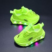 Adidasi verde neon cu luminite - Khoc AD8866-1-c