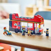 LEGO CITY AUTOBUZ TURISTIC ROSU CU ETAJ 60407 VIVLEGO60407