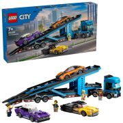 LEGO CITY CAMION TRANSPORTOR DE MASINI SPORT 60408 VIVLEGO60408