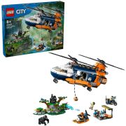 LEGO CITY ELICOPTERUL UNUI EXPLORATOR AL JUNGLEI LA TABARA DE BAZA 60437 VIVLEGO60437
