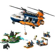LEGO CITY ELICOPTERUL UNUI EXPLORATOR AL JUNGLEI LA TABARA DE BAZA 60437 VIVLEGO60437