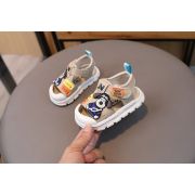 Sandalute crem pentru baietei - hello dog (marime disponibila: 9-12 luni (marimea 20 incaltaminte)) am1-805-2-de10.9-12 luni (marimea 20 incaltaminte)