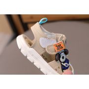 Sandalute crem pentru baietei - hello dog (marime disponibila: 9-12 luni (marimea 20 incaltaminte)) am1-805-2-de10.9-12 luni (marimea 20 incaltaminte)
