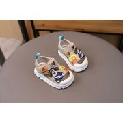 Sandalute crem pentru baietei - hello dog (marime disponibila: 9-12 luni (marimea 20 incaltaminte)) am1-805-2-de10.9-12 luni (marimea 20 incaltaminte)