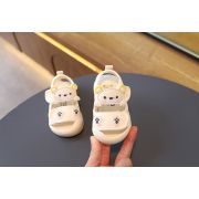 Sandalute ivoire pentru baietei - Ursulet MB15-M03-2-s1