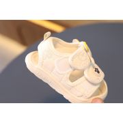 Sandalute ivoire pentru baietei - Ursulet MB15-M03-2-s1
