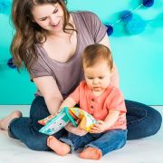 Bright starts - jucaria rontaie si invata teethe & read albastru bbb8475