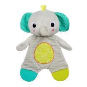 Bright starts - jucarie de dentitie din plus pentru bebelusi elefant bbb12347