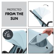 Carucior sport usor pliabil si compact, Hauck, Shop N Care, Dusty Blue EKDhk14922