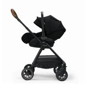 Nuna - scoica auto i-size arra next caviar, 40-85 cm, testata adac bbbcs11306cvrgl