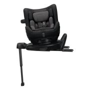 Nuna - set scaun auto rotativ i-size todl next caviar, 40-105 cm + baza isofix base next i-size pentru todl next bbbcs14910cvrglset