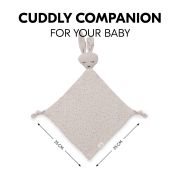 Paturica somn si joaca din Bumbac Organic, 25x25 cm, Hauck, Rabbit Beige Dots EKDhk71125