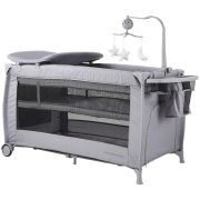 Patut pliabil chipolino bella ash grey hubkosib0242as