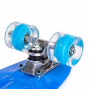Penny board pentru copii cu lumini led - albastru edeedig-193