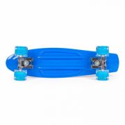 Penny board pentru copii cu lumini led - albastru edeedig-193