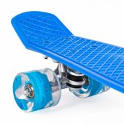 Penny board pentru copii cu lumini led - albastru edeedig-193