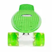 Penny board pentru copii cu lumini led - verde edeedig-185