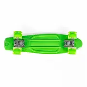 Penny board pentru copii cu lumini led - verde edeedig-185