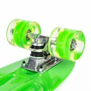 Penny board pentru copii cu lumini led - verde edeedig-185