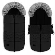 Sac de iarna, Lionelo, Frode, Pentru carucior, 90x45 cm, Impermeabil, Universal, Negru BYNLO-FRODE_BLACK_CARBON