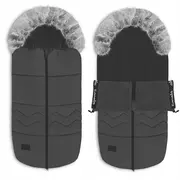 Sac de iarna, Lionelo, Frode, Pentru carucior, 90x45 cm, Impermeabil, Universal, Negru BYNLO-FRODE_BLACK_CARBON
