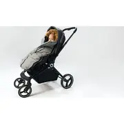 Sac de iarna, Lionelo, Frode, Pentru carucior, 90x45 cm, Impermeabil, Universal, Negru BYNLO-FRODE_BLACK_CARBON
