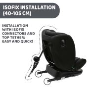Scaun auto rotativ Chicco Unico EVO i-Size, Black (Negru), de la nastere pana la 12 ani (40-150 cm) CHC87030-8_BLACK
