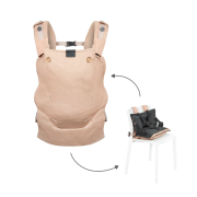 Babymoov - moov & boost sistem de purtare transformabil in booster, creat in colaborare cu medici kinetoterapeuti, bej bbba057005