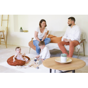 Babymoov - perna b.love 2 in 1 de maternitate si de alaptare, in forma de u si c, terracota bbba062031