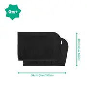 Badabulle - set 2 parasolare pentru geam cu functie 2 in 1 bbbb070001