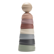 Bibs -  jucaria turnul wobbly, pastel rainbow bbb4100100