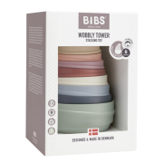 Bibs -  jucaria turnul wobbly, pastel rainbow bbb4100100