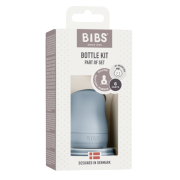 Bibs - kit pentru set complet biberon din sticla anticolici, baby blue bbb5015231