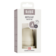 Bibs - kit pentru set complet biberon din sticla anticolici, ivory bbb5015216