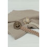 Bibs - lantisor clip pentru suzeta, blush/ivory  bbb9401107