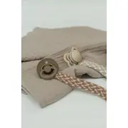 Bibs - lantisor clip pentru suzeta, sand/ivory bbb9401101