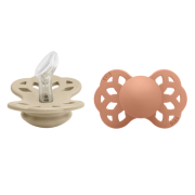 Bibs - set 2 suzete infinity silicon, tetina anatomica, 0 luni + bbbsetsiliconanatomic1