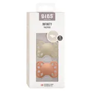 Bibs - set 2 suzete infinity silicon, tetina anatomica, 0 luni + bbbsetsiliconanatomic1