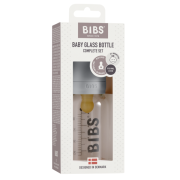 Bibs - set complet biberon din sticla anticolici, 110 ml, cloud bbb5013223