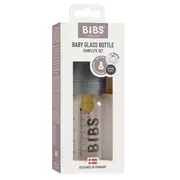 Bibs - set complet biberon din sticla anticolici, 110 ml, iron bbb5013221